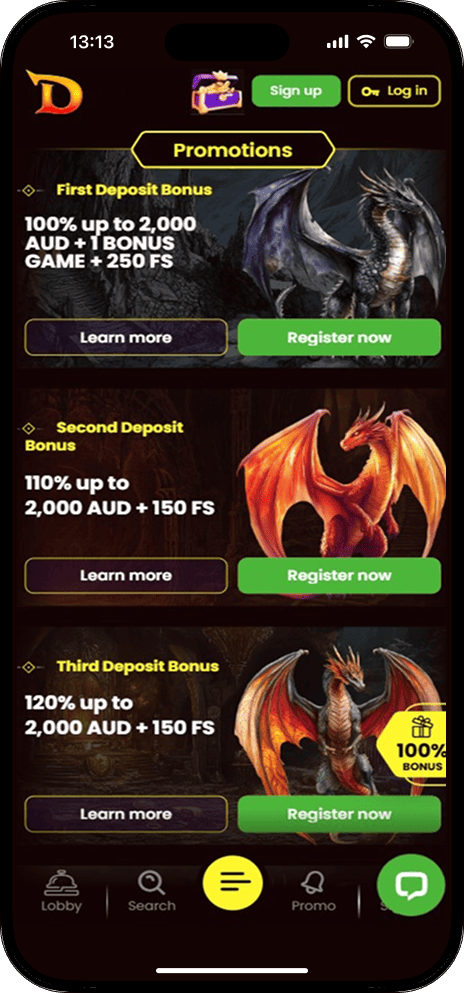 Dragonslots Promotions