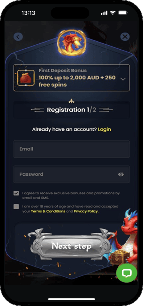 Dragonslots Sign Up 2